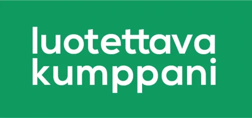 Luotettava Kumpaani -logo, linkki tarkistukseen